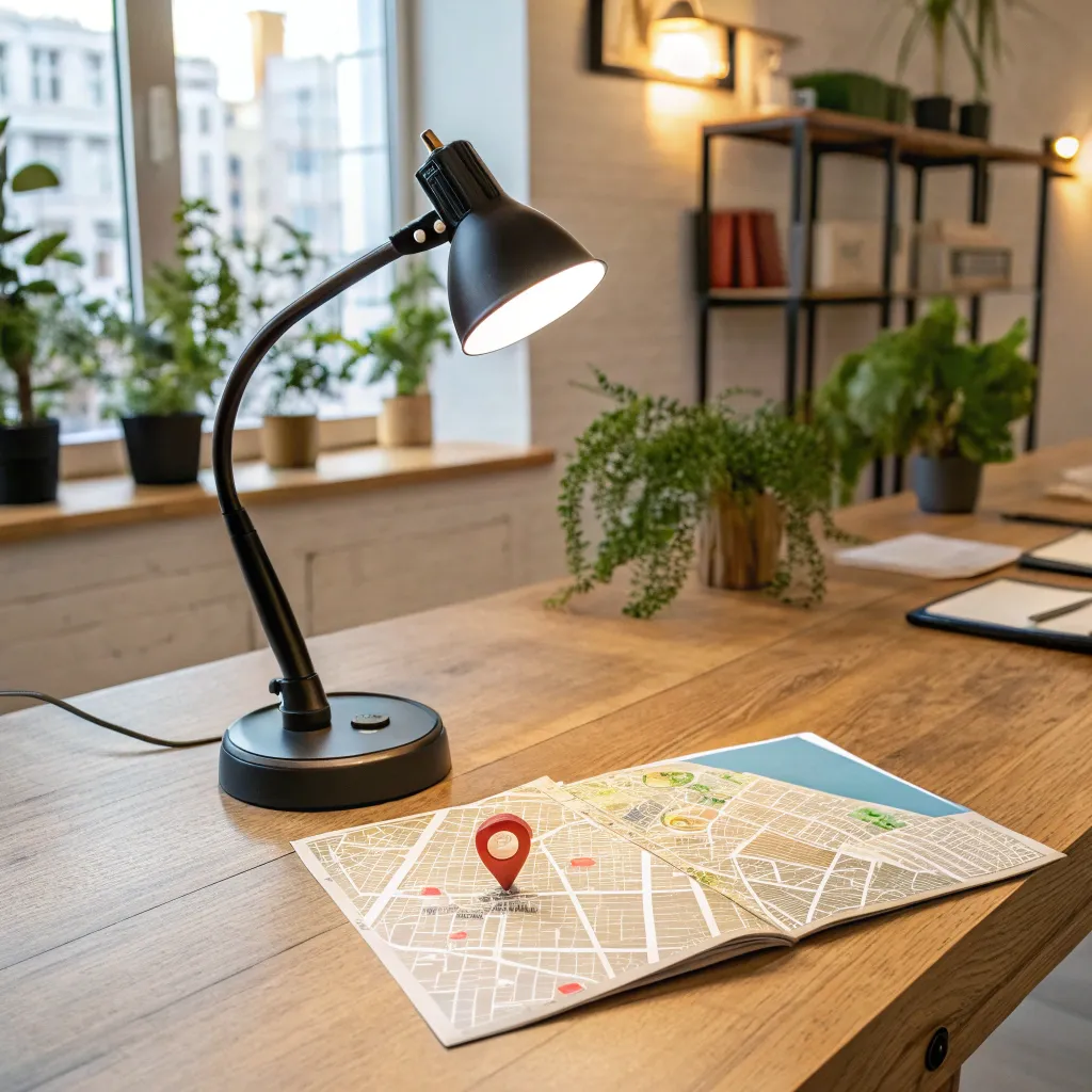 Office location marked on map